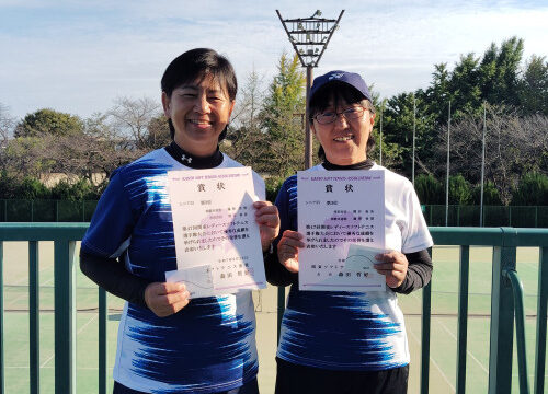 関東レディースソフトテニス選手権大会で関谷さんが3位入賞